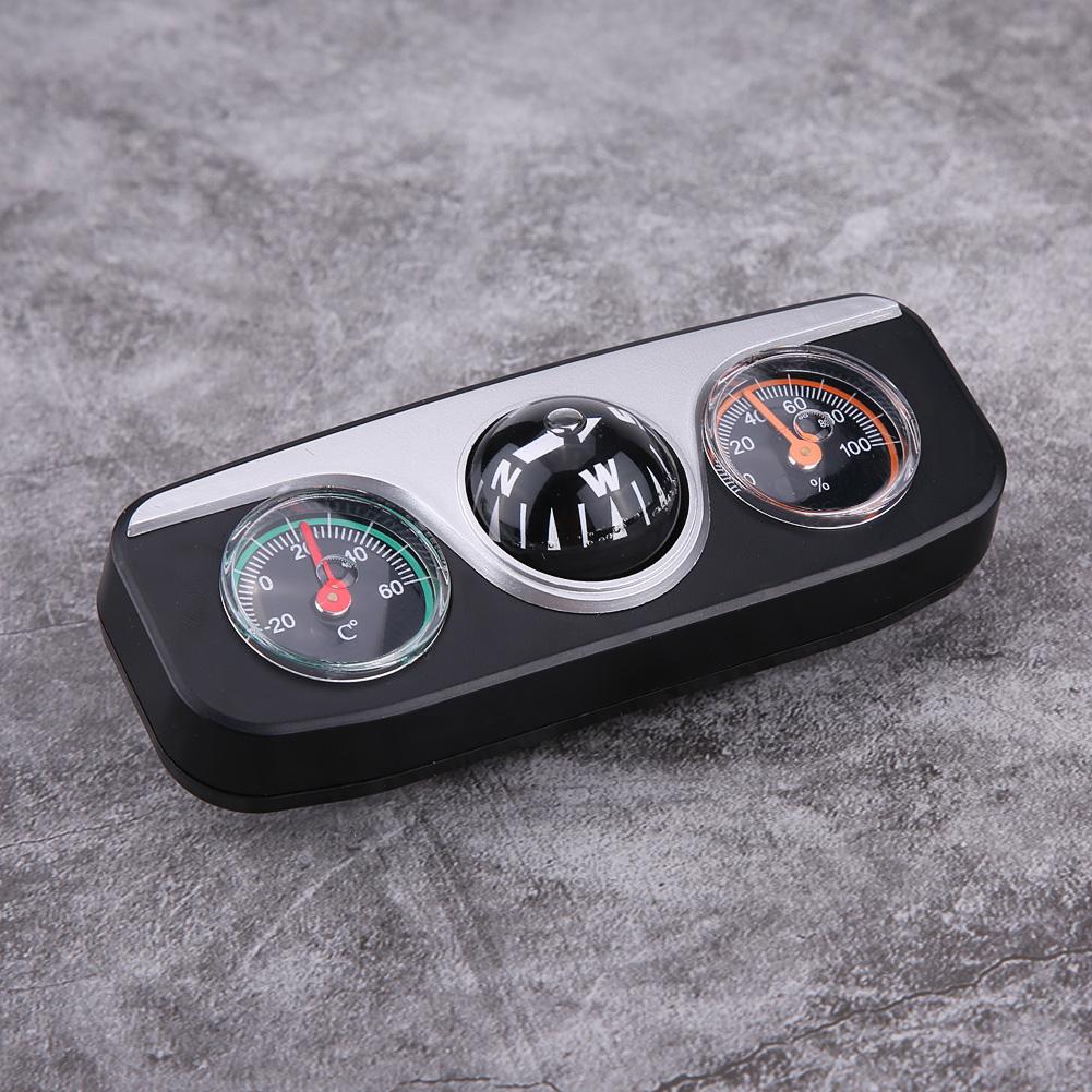 3 in 1 Car Truck Dash Mount Navigation Direction Compass Thermometer Hygrometer