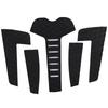 Surfboard Traction Pads Surf Pads EVA Tail Deck Grip AntiSlip Surf Traction Pad(5pcs Black )