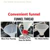 28MM Fill Threaded Funnel - Twist On Empty Spray Bottle Refill Liquid Oils Powders For Home Car Detailing