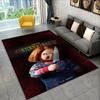 Postava z hororového filmu Chucky Saw Cartoon Area Koberec, Koberec Koberec do obývacího pokoje Ložnice Pohovka Rohožka Dekorace Protiskluzová podložka na podlahu