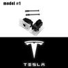 Car Sticker 2025 New Tesla 2Pc Led Car Door Welcome Lights For Model 3 Model X S Model Y Logo Projector Ghost Shadow Lamp Auto S