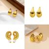 Boucles d'oreilles géométriques animales en alliage d'inspiration vintage avec perles et coquillages pour femmes Été 2024