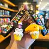 Sanrio Kuromi & My Melody Ice Cream Cone Baby Bottle Keychain
