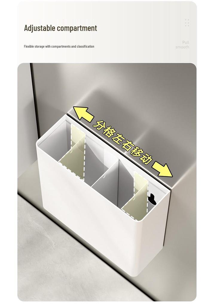 Wall-Mounted Magnetic Kitchen Storage Rack & Knife Holder Set