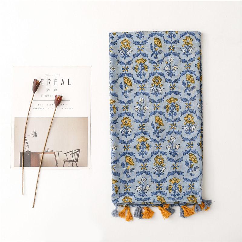 Schal für Damen im Frühling und Herbst, dünner Stil, schöner Sonnenschutz, Touristen-Strandtuch, großer Schal