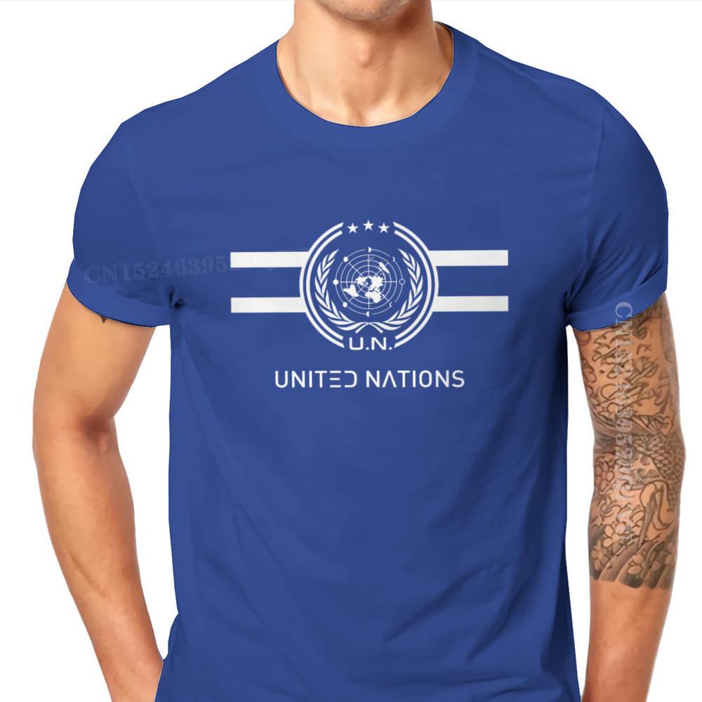 United Nations Logo Hipster TShirts The Expanse Joe Miller James Holden Canterbury TV Male Harajuku Pure Cotton Tops T Shirt