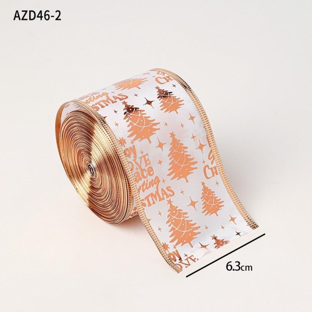 2m Fabric Swirl Ribbon DIY Burlap Ribbon New Christmas Ribbon
