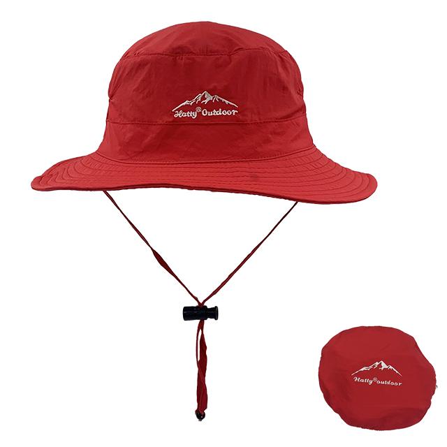 2020 Vendita Calda Cappello a Secchiello Ricamato in Poliestere Cappello Pieghevole con Tasca a Zip Cappello da Sole UV da Spiaggia Cappello Portatile ad Asciugatura Rapida per Adulto