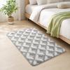 Jacquard Bathroom Rug Plush Fluffy Bath Mat