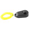 Dog Training Clicker Interactive Squeaky Comfortable Universal Training Clicker Ring for Dogs Cats Black