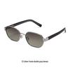 Retro Square Frame Slimming Sunglasses for Women - Anti-UV High-End Design