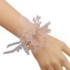 Artificial Flowers Bridesmaids Wrist Flowers Pearl Rhinestone Hand Flower  Wedding Party