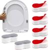 Universal Toilet Seat Protector Pads - Non-Slip Strong Adhesive Cushioned for Bidet, Elderly & Pregnancy Bathroom Safety Ac