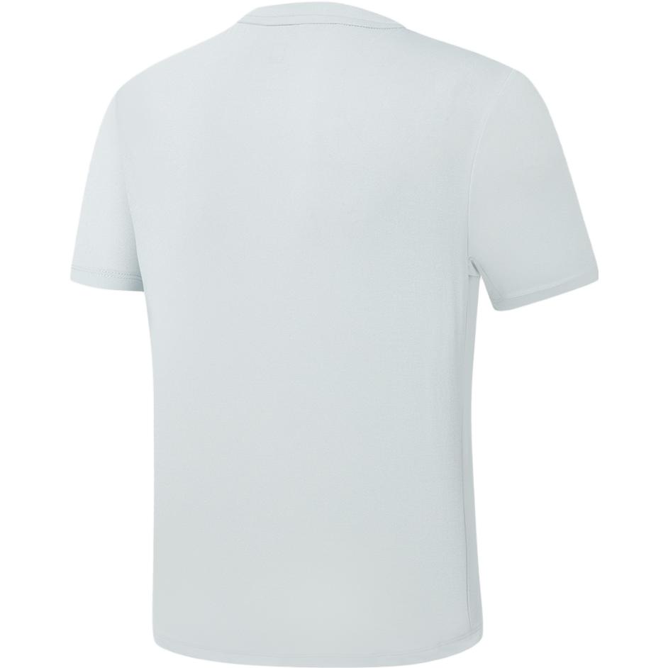 FILA Logo Ice Silk Breathable Fitness Running Casual Fashion Knitted Round Neck Short Sleeve T-Shirt Men Tops Gray A11M321109FGY