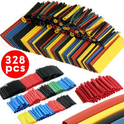 Wire Heat Shrink Tube Cable 2:1 Sleeve 400pcs Flame Retardant Practical