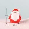Christmas Tree Santa Claus Snowman Ornaments Miniature Garden Decor Figurines