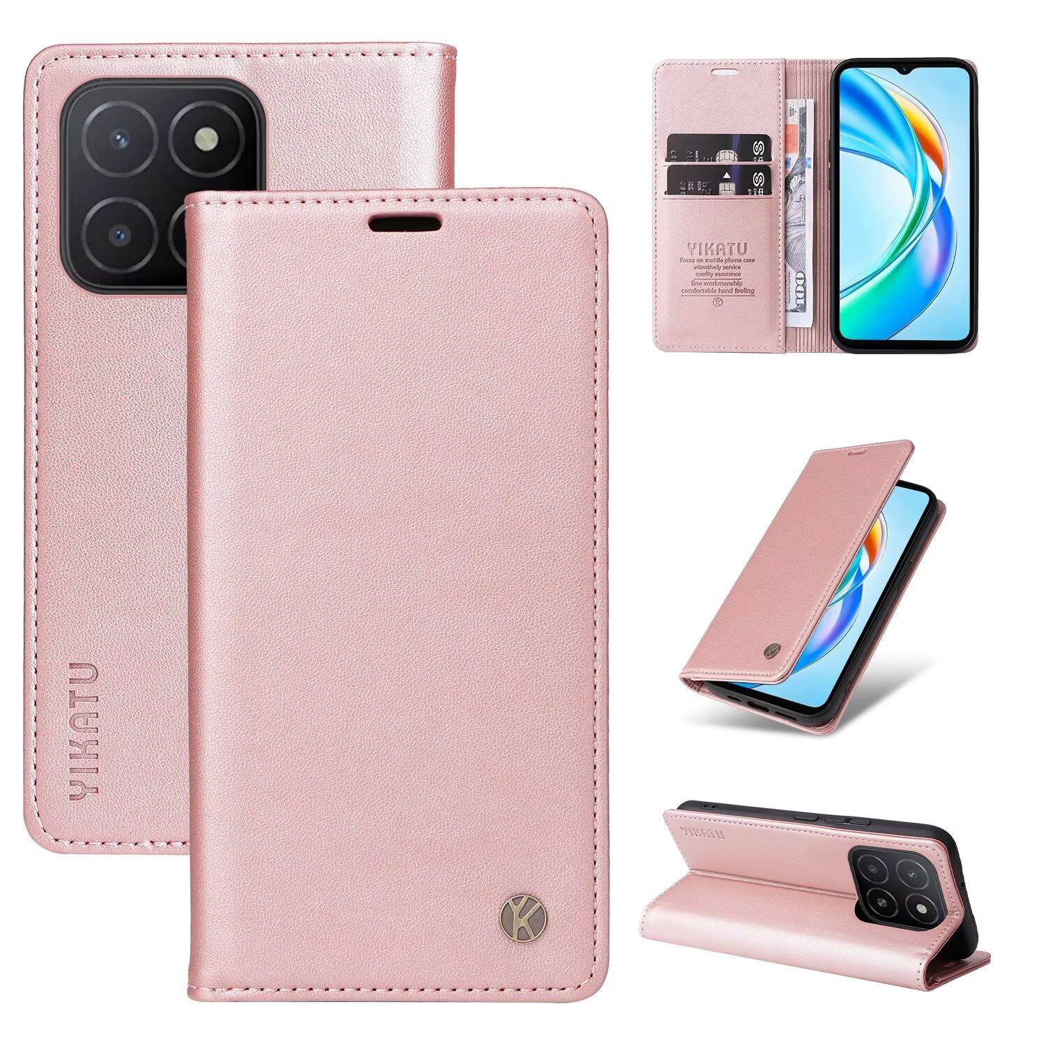 

Кожаный чехол-кошелек для Huawei P70 Pro P30 P20 P10 Lite 3 Nova Y90 Y70 Plus Y9 Prime Y5 P9 P8 P Smart Z 8i 5t 3e 12s 4G 2019 Huawei Nova 12S 4G розового золота