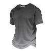Men's Knit Short Sleeve Shirt, Summer Color Casual Tee, Comfortable Fashion Top