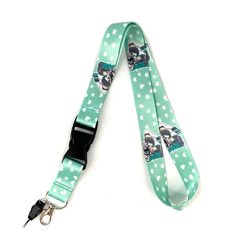 JDM Anime Lanyard: Durable Silk Woven Neck Strap for Phone and ID Badge Holders