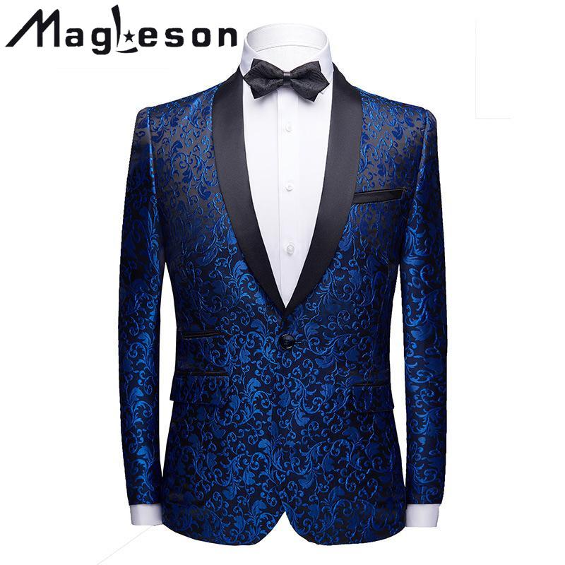 Men's Wedding Groom's Business Casual Suit Men Suits & Blazers