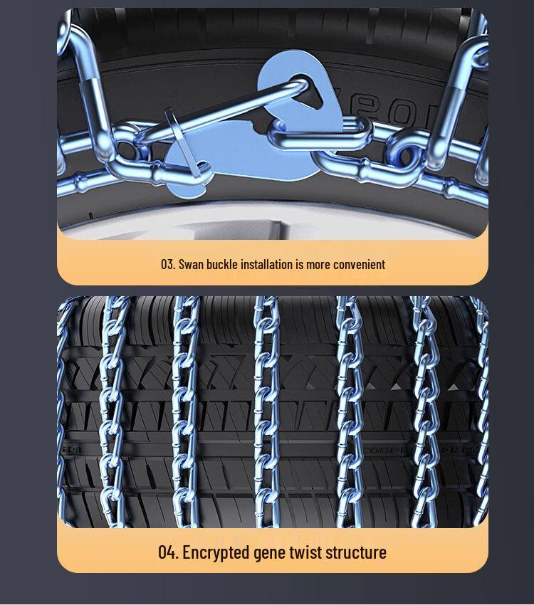 Nissan Anti-Skid Snow Chains for Sylphy, Murano, X-Trail, Teana, Kicks, Bluebird, Qashqai, Terra Models