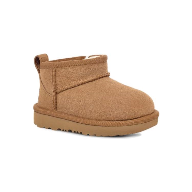 UGG Classic Ultra Mini Boot Chestnut (Toddler) Baby Sneakers 1130750T-CHE