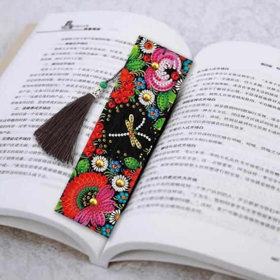 

2 шт алмазные закладки для рисования сверкающие с кисточками неправильной формы тонкая работа DIY алмазная закладка для рисования