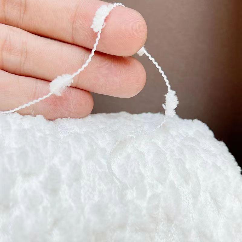 

500g Long-distance White Bean Wiring Wool Bean Yarn Mohair Wiring Companion Hand Mixed Wire Bag DIY Knitting Crocheting