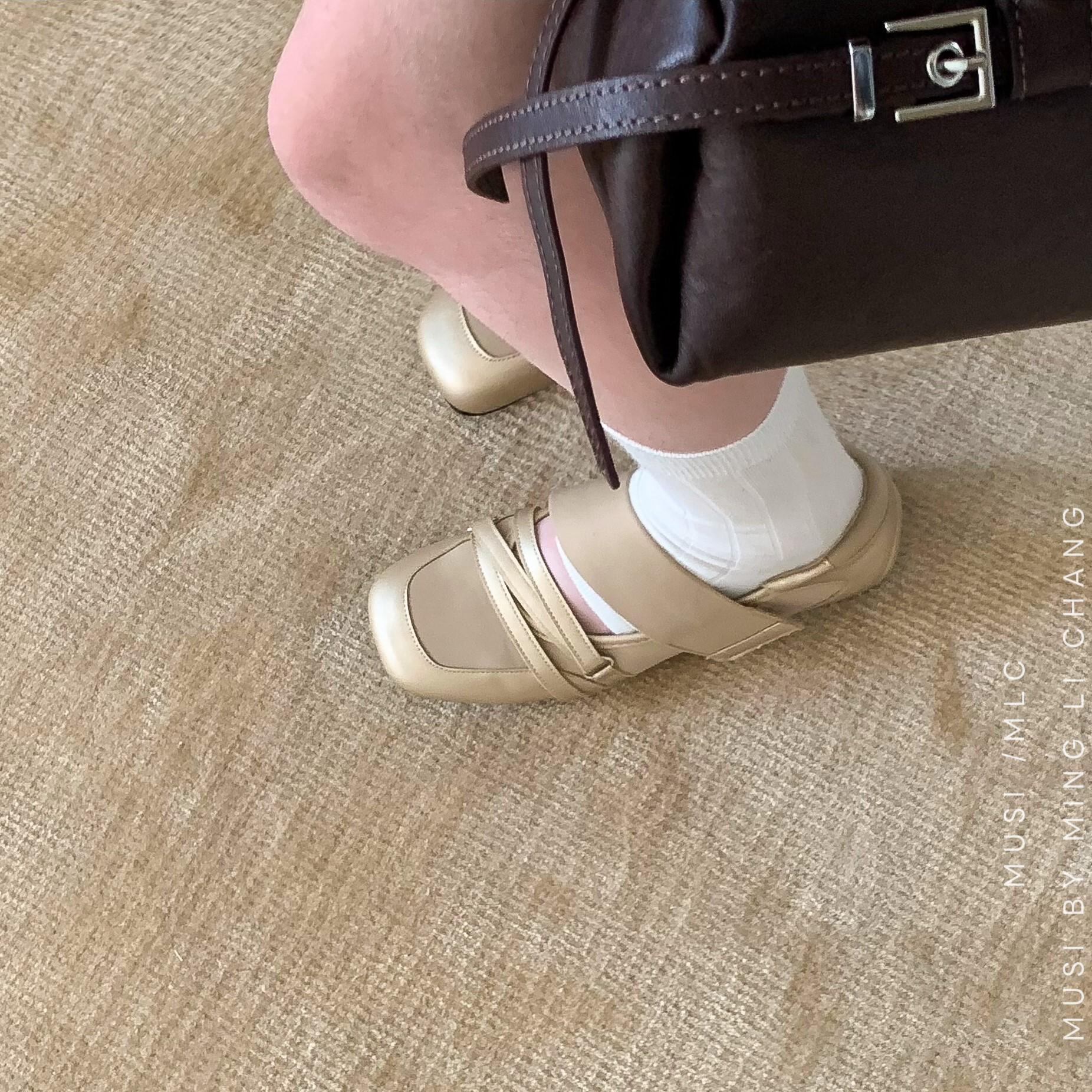 

Soft-Soled Evening Breeze Gentle Shoes Flat-Soled Single Shoes Women S Spring Mary Jane Shoes With Skirts Fashionable Maternity Shoes Trend 39