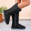 Women Winter New Design Elegant Retro Thick-soled Boots Daily Leisure Flat Non-slip Women Snow Boots Shoes for Women