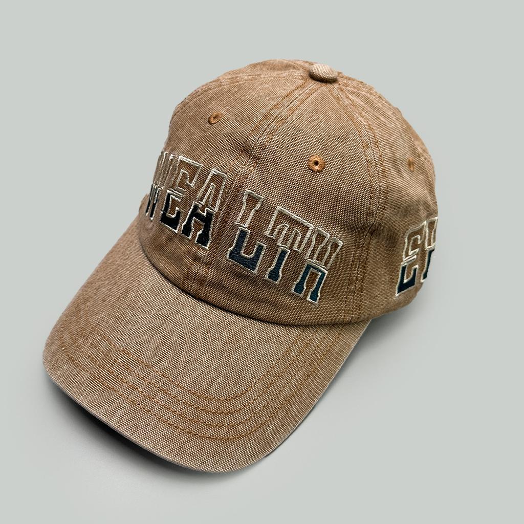 Spring And Autumn American Retro Embroidery Two-Color Letter Baseball Cap Men'S And Women'S Sunshade Casual Versatile Cap