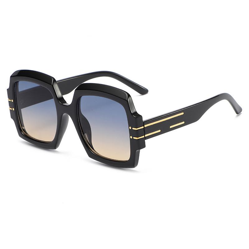 Sonnenbrille Frauen Vintage Marke Qualität Übergroßen frauen Sonnenbrille Schwarz Gradienten Weibliche Gläser