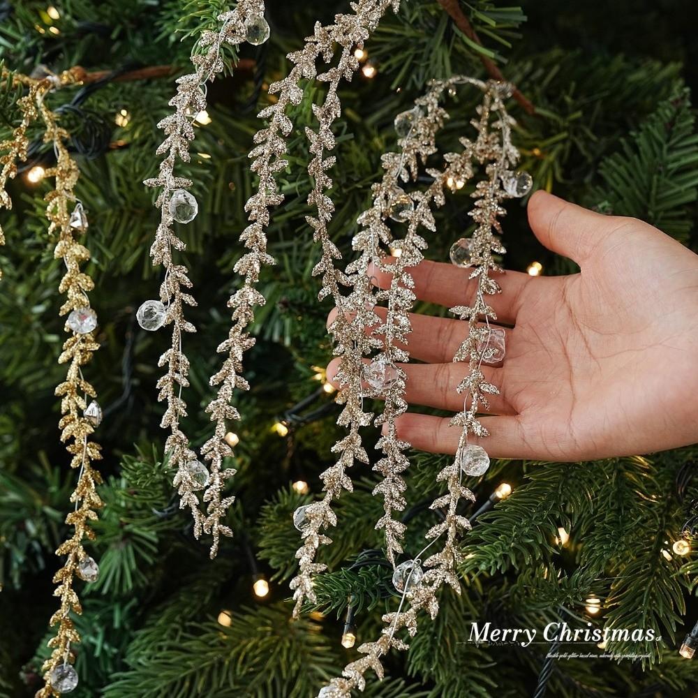 Realistic Artificial Christmas Crystal Twig Sparkling Xmas Tree Crystal Branches Winter Wedding