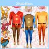Snow White Seven Dwarfs Costume For Stage Show Halloween Cosplay Unisex Polyester Material