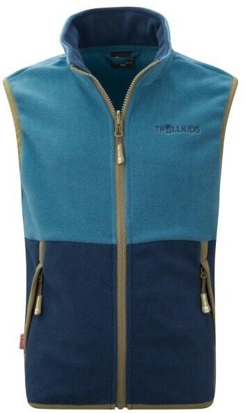 

Куртка Trollkids Kjerag Vest fleece waistcoat blue dark navy blue pine green 152