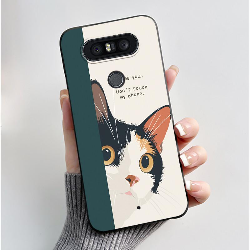 Casing For LG Q8 (2017) Luxury Dragon Cute Cool Boys Girls Black Matte Soft Silicone Phone Case Back Cover Protective TPU Shell
