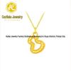 Shuibei 999 Fine Gold Slim Waist Necklace: 3D Hard Gold Women's Pendant Charm, Popular Live Broadcast Hot Seller.