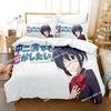 Chunibyo Demo Koi ga Shitai! Love Chunibyo Other Delusions! Beding Set Printed With Pilowcase Bed Soft with Soft Fabric Duvet Cover Single Double