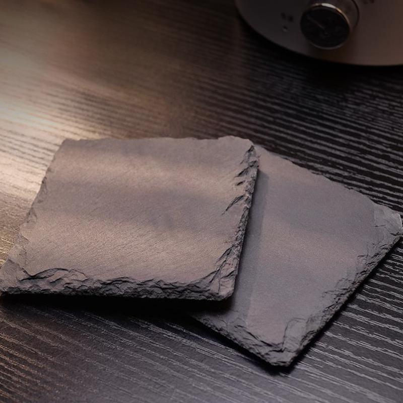 Whisky Naturstein Untersetzer Hitzebeständiger Untersetzer Bar Untersetzer, Hitzebeständige Matte für Hochtemperatur Haushalts-Teetasse