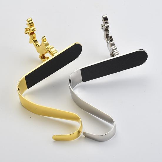 Χριστουγεννιάτικος Γάντζος Κάλτσας Αντιολισθητικός Μεταλλικός Κρεμαστής Κάλτσας Τάρανδος Νιφάδα Χιονιού Χιονάνθρωπος Δέντρο Τζάκι Γάντζος για Κρέμασμα Χριστουγεννιάτικων Στολιδιών Στεφάνια Διακόσμηση Πάρτι