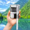 2.5 W 250 H/L Hang-on Aquarium Filter Quiet Small Fish Tank Filter Adjustable Flow Filter for Freshwater Seawater Aquarium