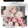 Large Aesthetic E-sports Mouse Pad with Beautiful Design, Non-Slip and Thickened, for Boys and Girls