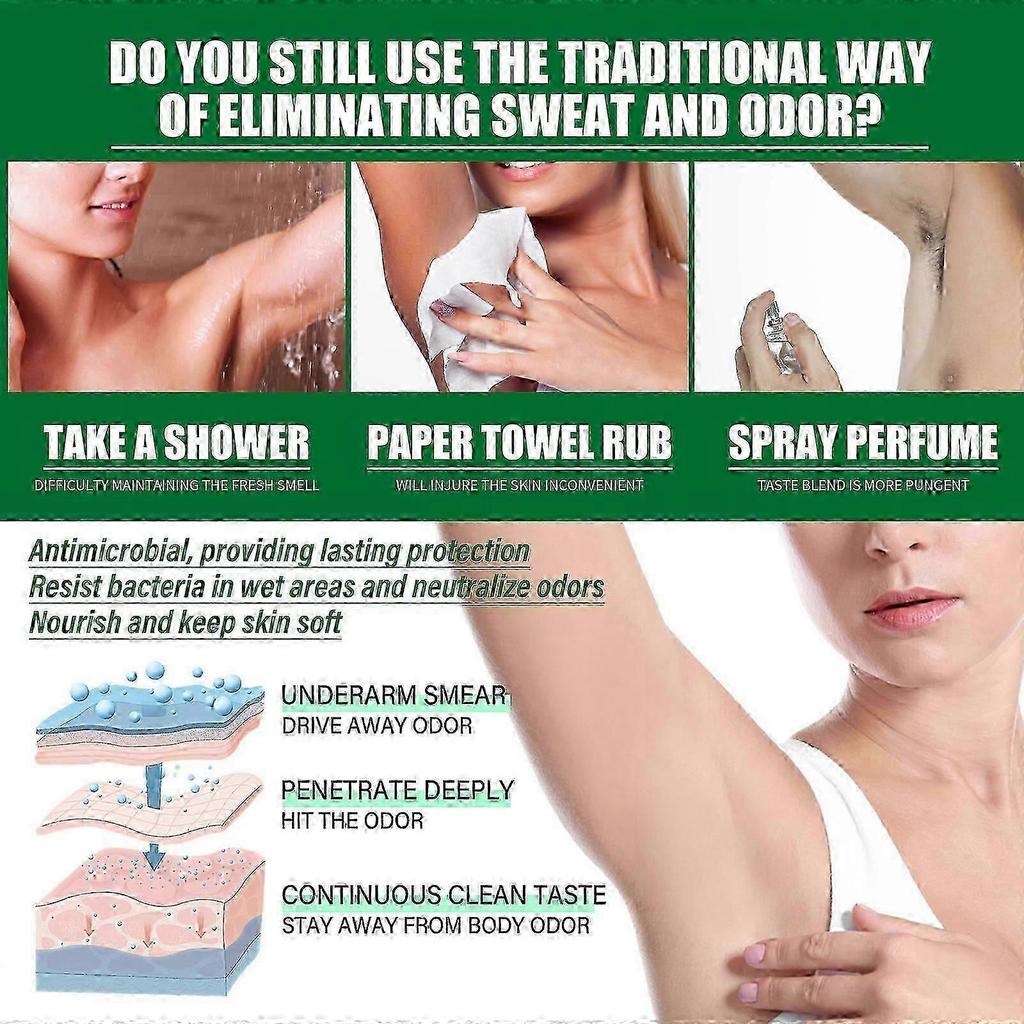 OUHOE underarm odor cream, body underarm cleansing, fragrance, deodorant, refreshing, antiperspirant care cream