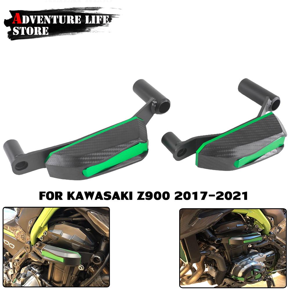 Motorcycle Accessories Parts Engine Cover Crash Pads Frame Protector Slider Stator Guard For Kawasaki Z900 Z 900 2017 2018-2021