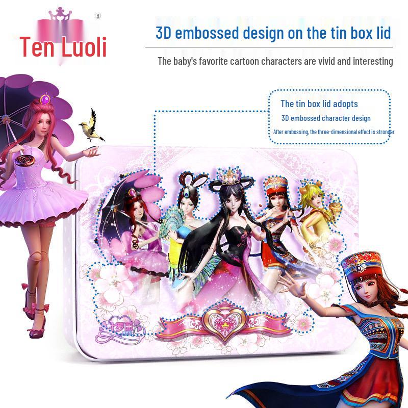 Výprodej Ye Luoli Fairy Dream 100dílné puzzle pro věk 3-8 let: Hračka pro rané vzdělávání s princeznovskou tématikou