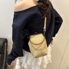 Denim Mobile Phone Bag Messenger Bag New Literary Handbag Versatile Commuter Clip Women's Bag Mobile Phone Bag
