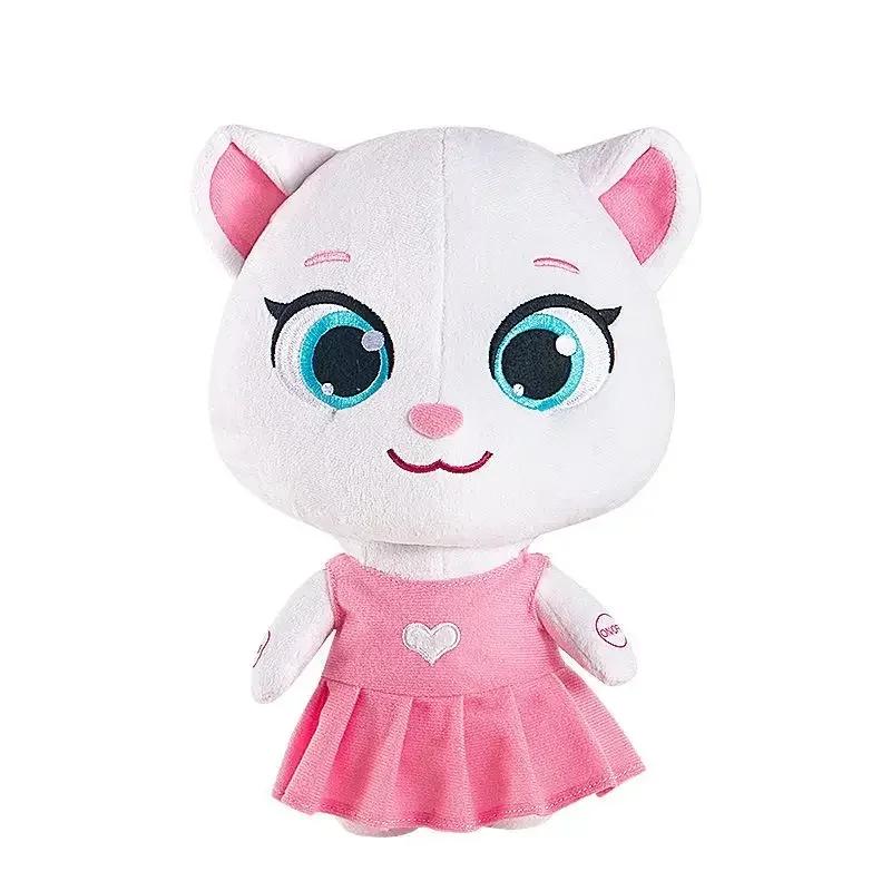 28см Електричний Talking Tom Ангел Плюшевий Повторює Те Що Ви Кажете Шукайте Наповнений Розмовляючий Мультяшний Кіт І Друзі М'які Подушки