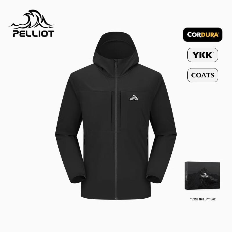 Pelliot Men's Windproof Softshell Hiking Jacket