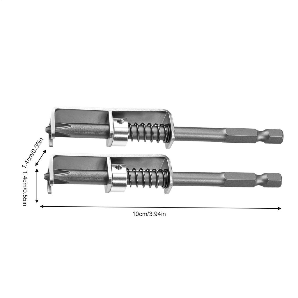 Magnetic Screw Holder Small 2 Pieces Spring-Loaded Furniture Repair Accessories Anti-Drop Screw Retaining Tool For Electricians
