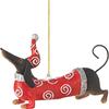 Dackel Hunde Weihnachtsbaumschmuck Weihnachtsbaum Anhänger für Zuhause Weihnachtsdekorationen Dackel Hunde